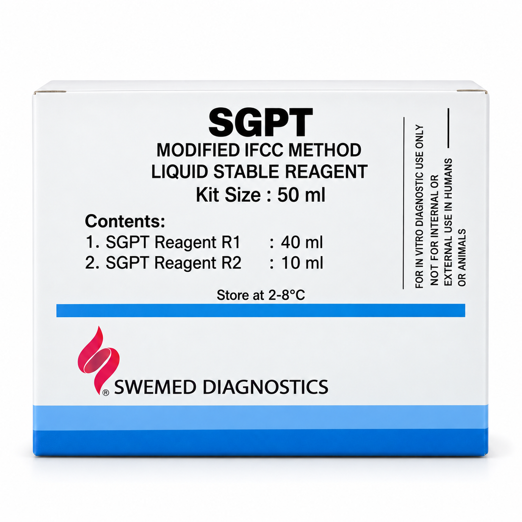 Swemed SGPT Reagent 50ml ALT Modified IFCC Method Microsidd 1