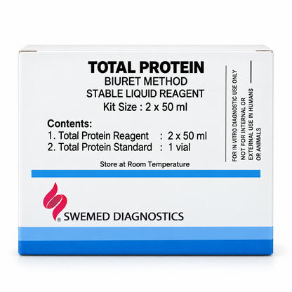 Swemed Total Protein Reagent 2x50ml Biuret Method Microsidd