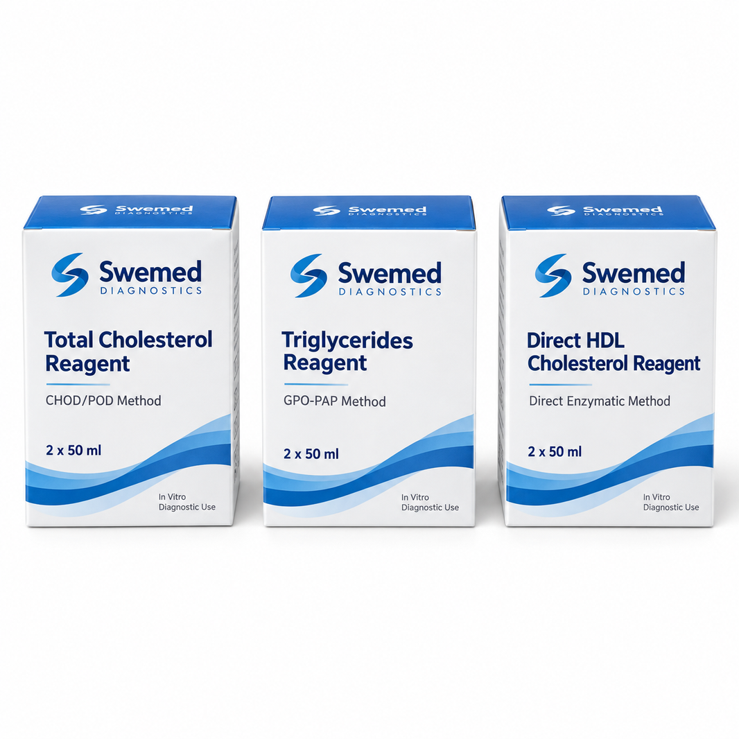 Swemed Lipid Profile Reagent Combo | Cholesterol + TG + HDL | Microsidd