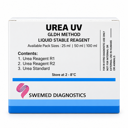 Swemed Urea UV Reagent | 25ml, 50ml, 100ml | GLDH Method | Microsidd