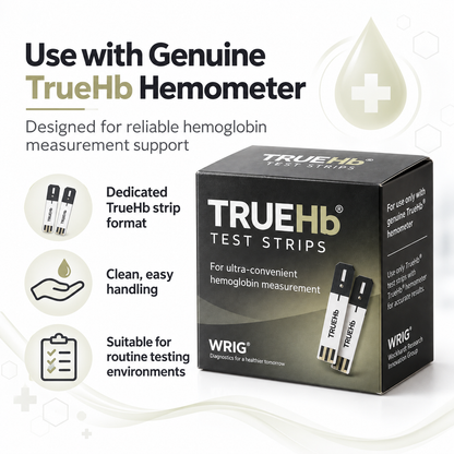 TrueHb Hemoglobin Test Strips 50 | TrueHb Meter | Microsidd