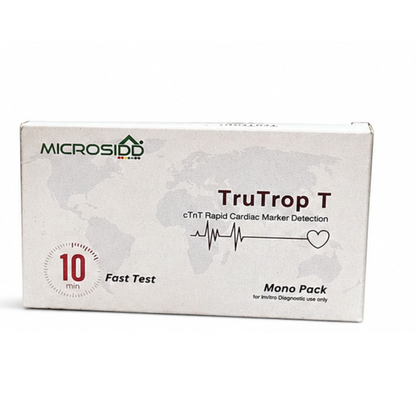 Trutrop T Troponin T Cardiac Rapid Test Kit | Rapid Cardiac Troponin T (cTnT) Test | Point-of-Care Cardiac Marker | Buy Online from Microsidd