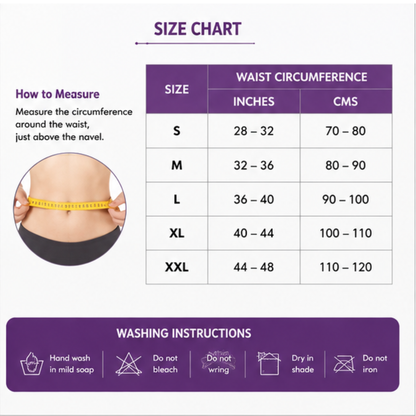 Tynor A01 Abdominal Support 9 Inch Grey | Post Operative & Post Pregnancy Belt – S to XXL
