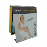 Tynor Compression Stockings Knee High Support I67 (Class 2) | Medical Graduated Compression Stockings for Varicose Veins, Swelling & DVT Prevention (Pair)