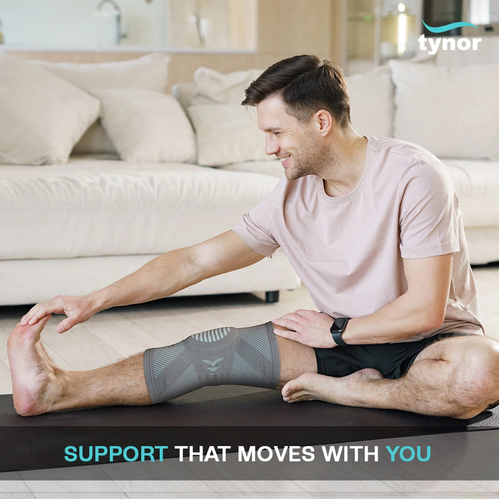 Tynor Cap Patella Knee Support D07 | Patellar Knee Brace for Pain Relief &amp; Stability | Sizes S, M, L, XL, XXL