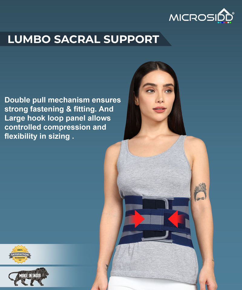 Lumbar Support Lumbo Sacral Belt XL XXL Size