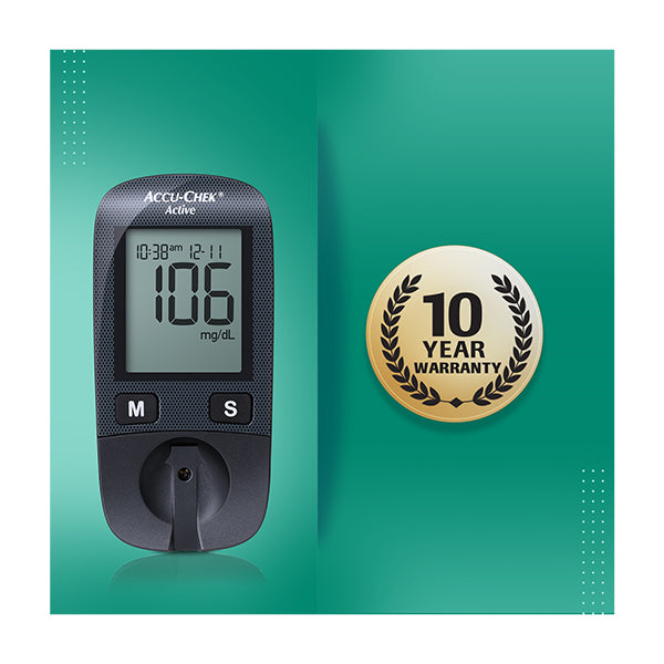 Accu chek Active Glucometer No-Coding