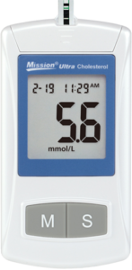 ACON QuikCheck Cholesterol Monitoring Device | Digital Total Cholesterol Meter with 5 Free Test Strips | Home & Professional Cholesterol Testing
