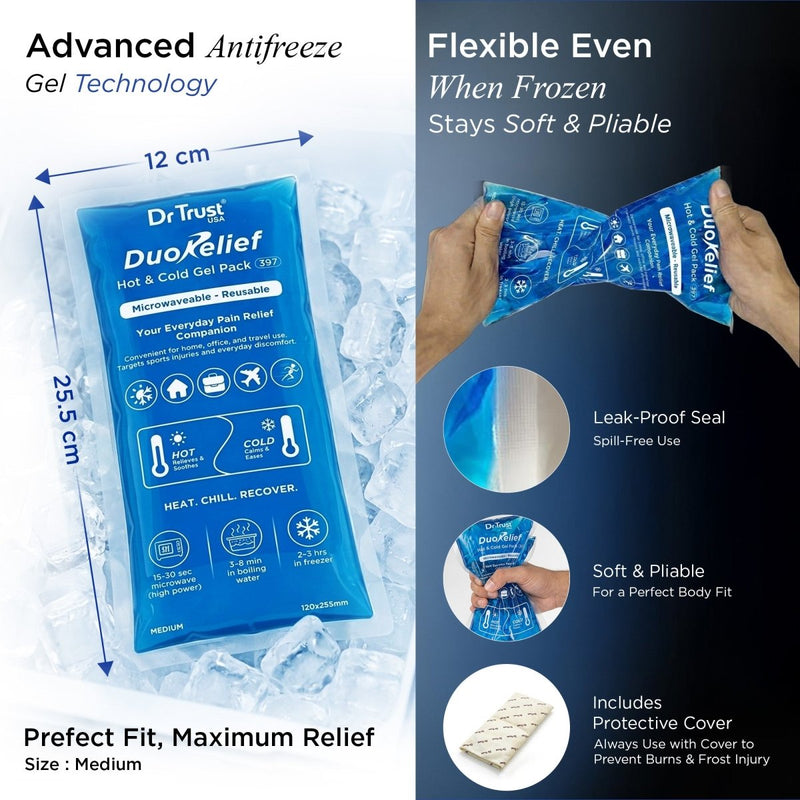 hot cold pack for knee, ice pack for knee, gel pack for back pain, hot pack for shoulder, reusable ice pack, microwavable gel pack