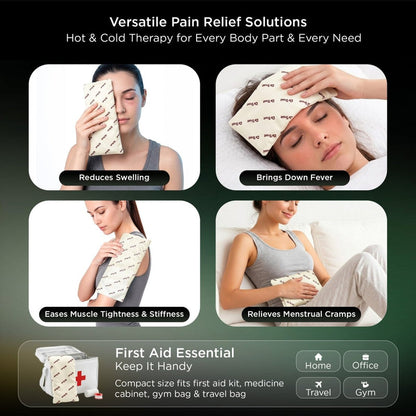 Dr Trust 397 hot cold gel pack 5 layer flexible reusable design with protective cover