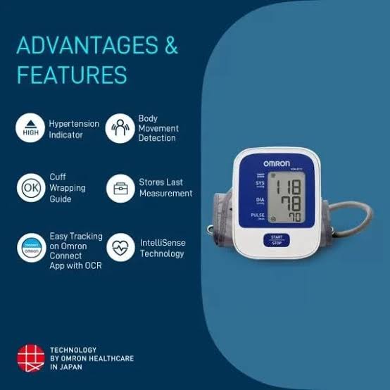 Omron HEM-8712 Blood Pressure Monitor | Automatic Digital BP Machine