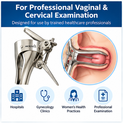 Microsidd Cusco vaginal speculum small stainless steel gynecology instrument
