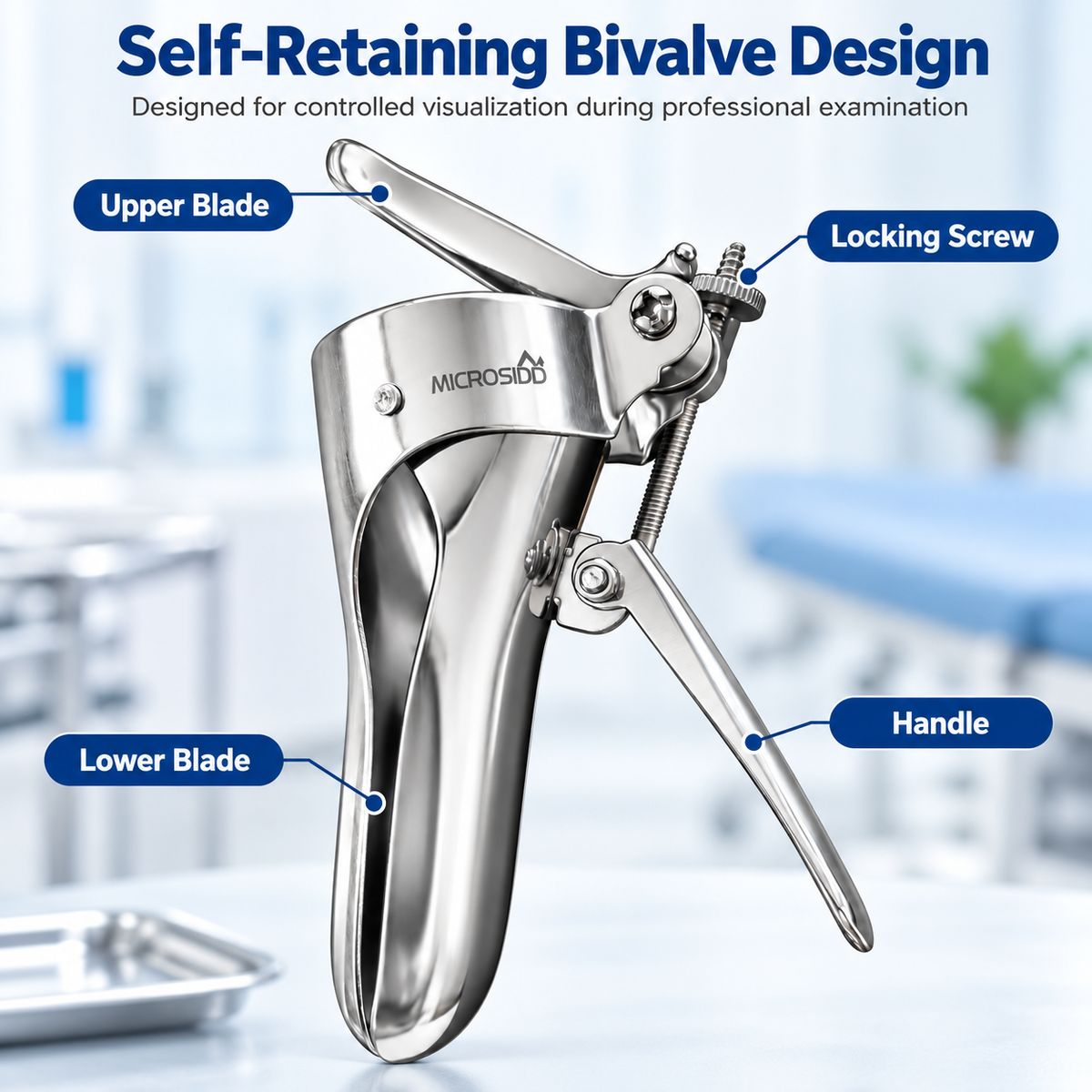Buy Microsidd Cusco vaginal speculum medium stainless steel gynecology instrument