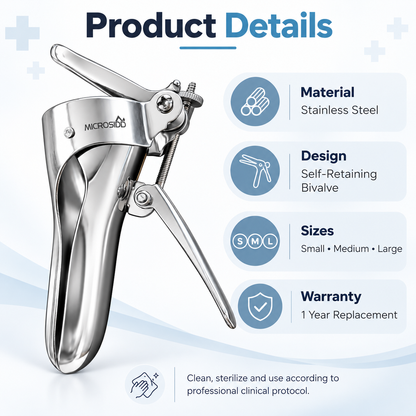 Buy Microsidd Cusco vaginal speculum medium stainless steel gynecology instrument