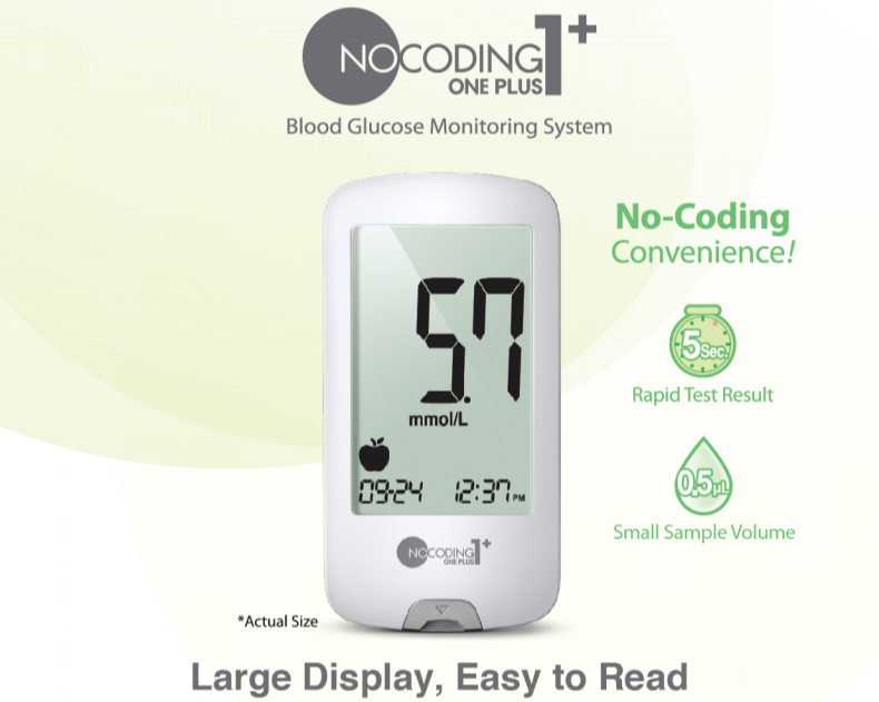 No Code Glucometer Oneplus No-coding Glucometer