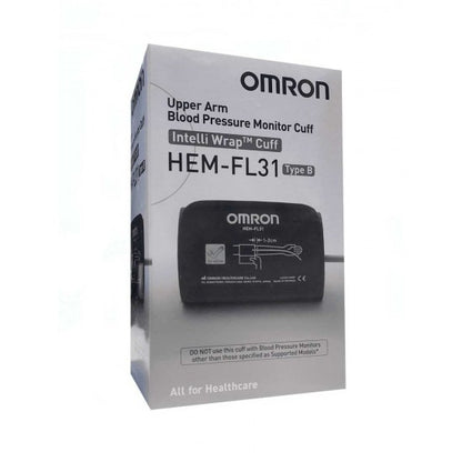 Omron BP Cuff HEM-FL31 Type B | Intelli Wrap Upper Arm Blood Pressure Cuff | 22–42 cm | Genuine Omron Replacement Cuff