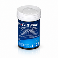On Call Plus blood glucose test strips 10 pack for compatible On Call Plus glucometer
