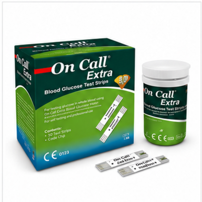 On Call Extra Blood Glucose Test Strips