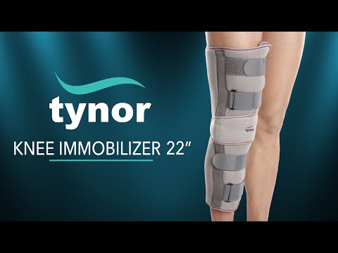 Tynor Knee Immobilizer 22" D28 | Knee Brace | Microsidd VIDEO