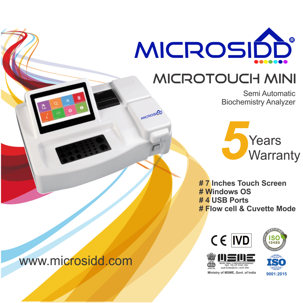 Biochemistry Analyzer Semi Automatic Analyzer AT Smart
