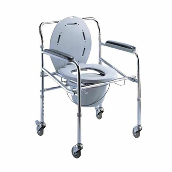 Wheel Commode buy online commode stool height adjustable wheels in bangalore ...
