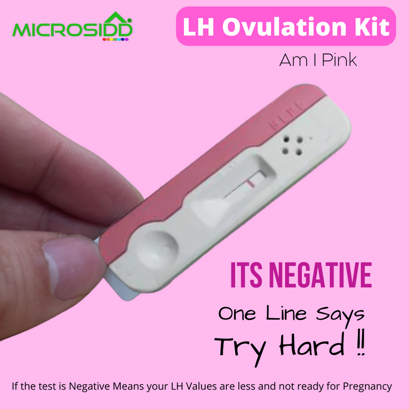 microsidd lh ovulation test kit negative