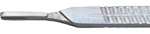 Vaishanav Precision Scalpel Handle No. 3 Combo - Set of 2, Stainless Steel, Medical Grade