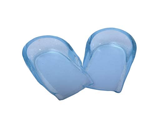 Microsidd Silicone Cushion Heel Support Free Size, Transparent