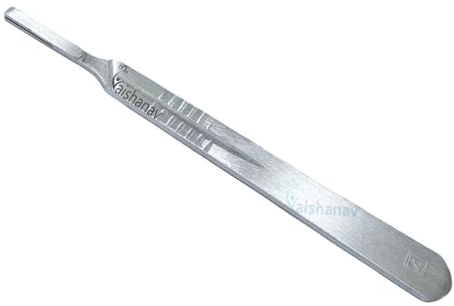 Vaishanav Precision Scalpel Handle No. 4 Combo - Surgical and Craft Knife Handle Set