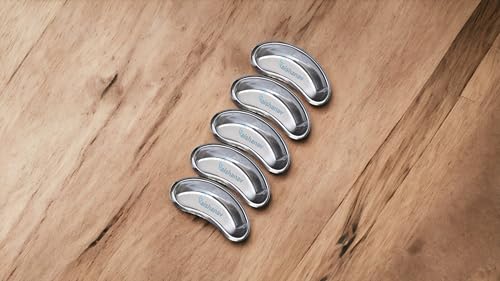 Vaishanav Kidney Tray Set of 5-6 Inch Stainless Steel Medical Kidney Dishes for Surgical and Medical Use