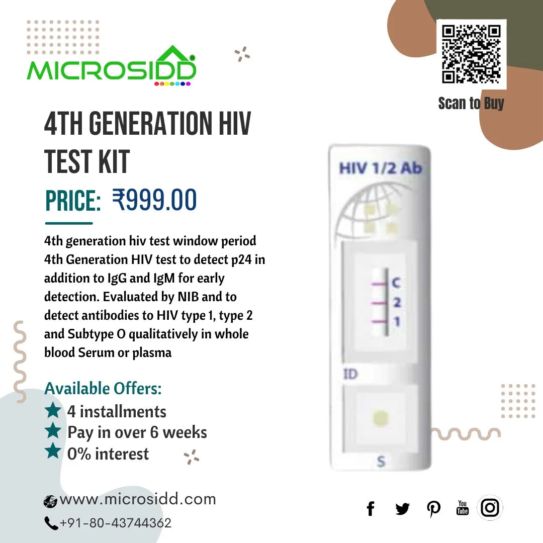 4th Generation hivtest Kit – Microsidd India
