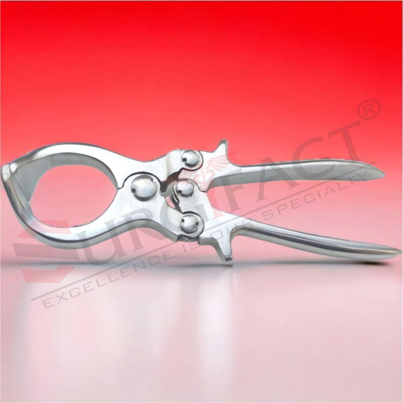 Surgifact Premium 9" Burdizzo Castrator - High-Quality Livestock Castration Tool for Sheep, Goats, and Pigs - Precision Castration Clamp