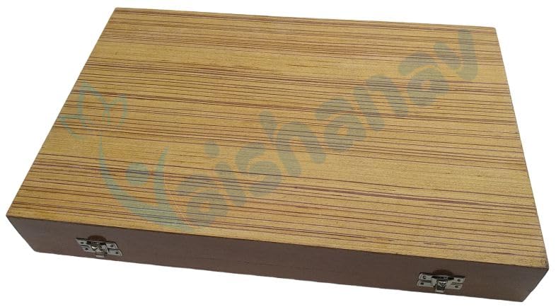 Vaishanav Premium Post Mortem Set with Wooden Box - Professional Autopsy Tools Kit for Morticians and Forensic Experts - High-Quality Stainless Steel Instrument