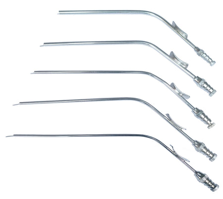 Vaishanav Mastoid Suction Tube (Set of 5 Pcs.) No. 1,2,3,4,5