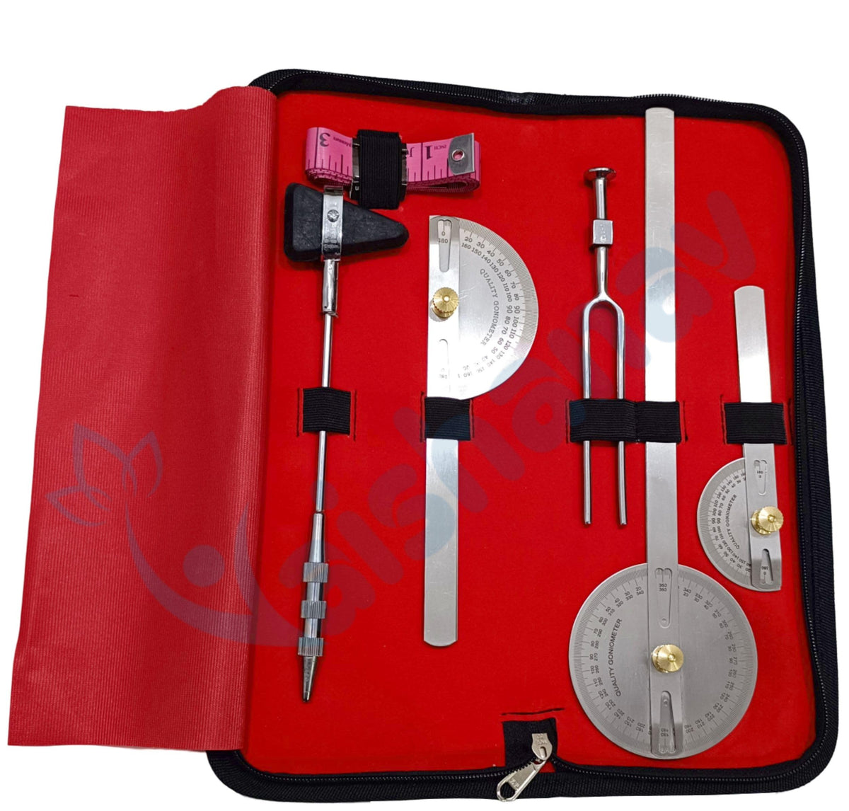 Set De 6 Goniomètres Médicaux – 6, 8 Et 10 Pouces, Multifonction Pour Articulations
