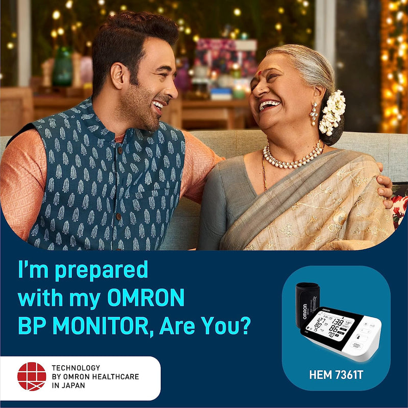 Omron HEM 7361T Bluetooth Digital Blood Pressure Monitor