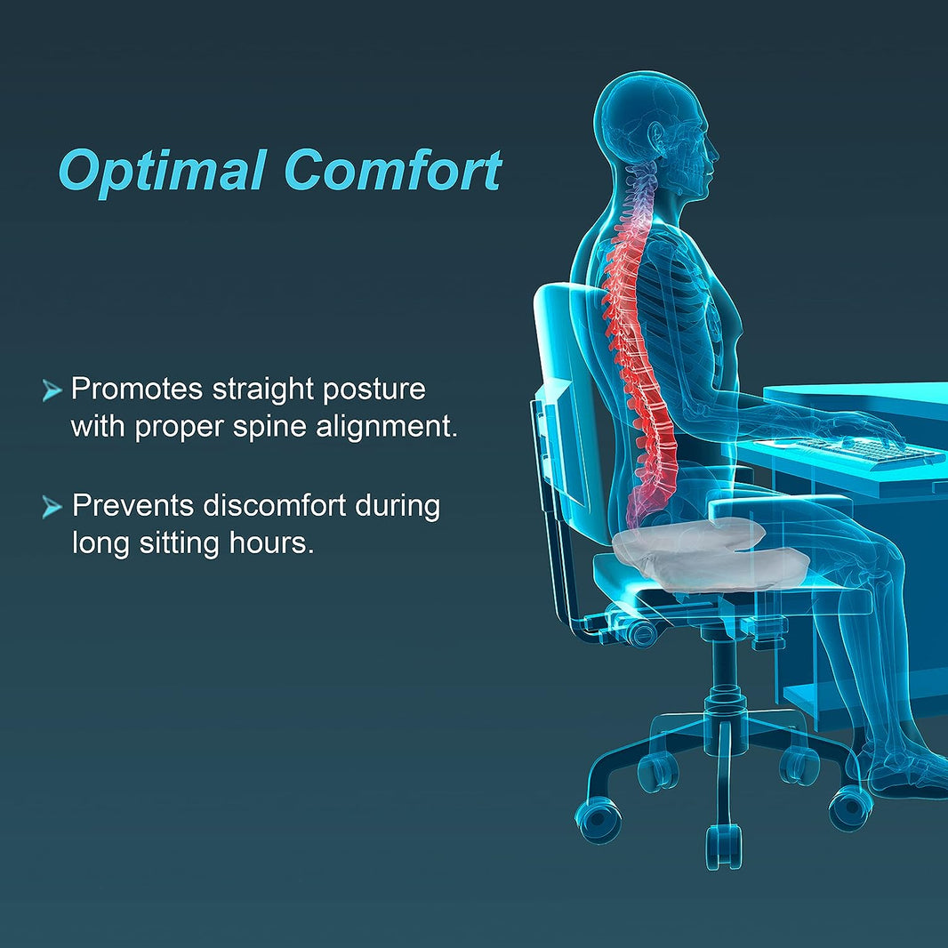 Coccyx Cushion Seat Grey Universal Size