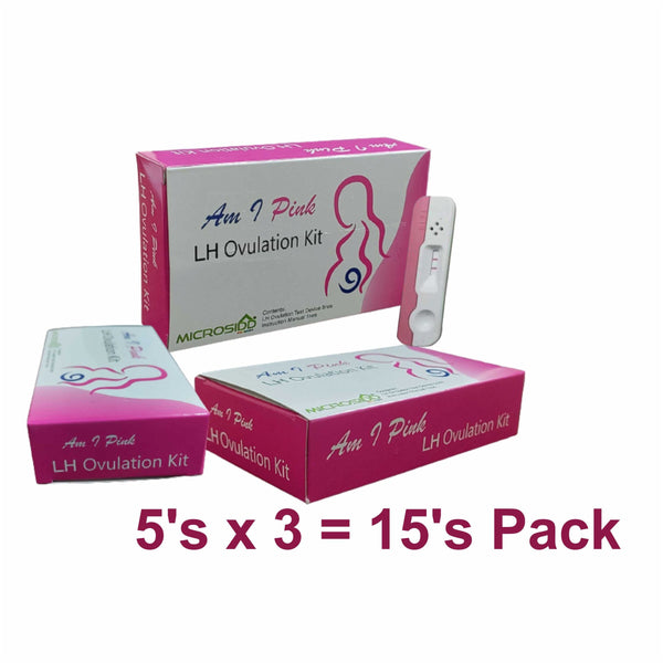 AMi LH ovulation test kit pack of 15 microsidd