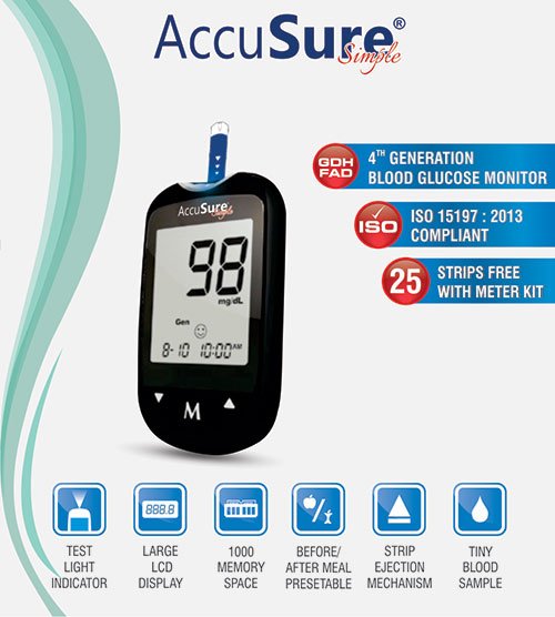 Accusure simple glucometer offer