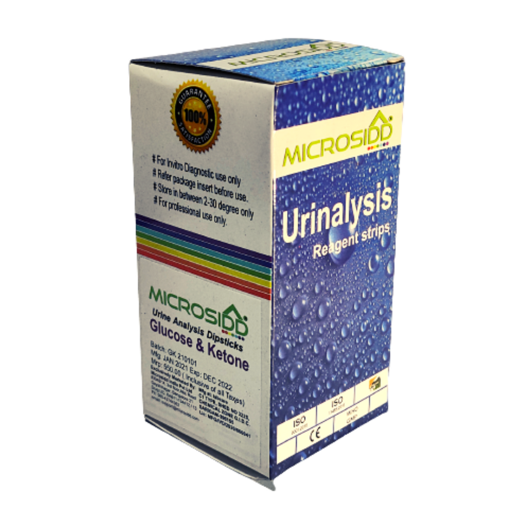 Microsidd Glucose Ketone Urine Test Strips