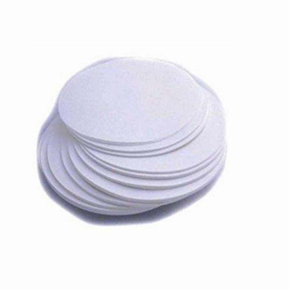 Microsidd qualitative filter paper 12.5 cm 125mm pack of 100 round circles
