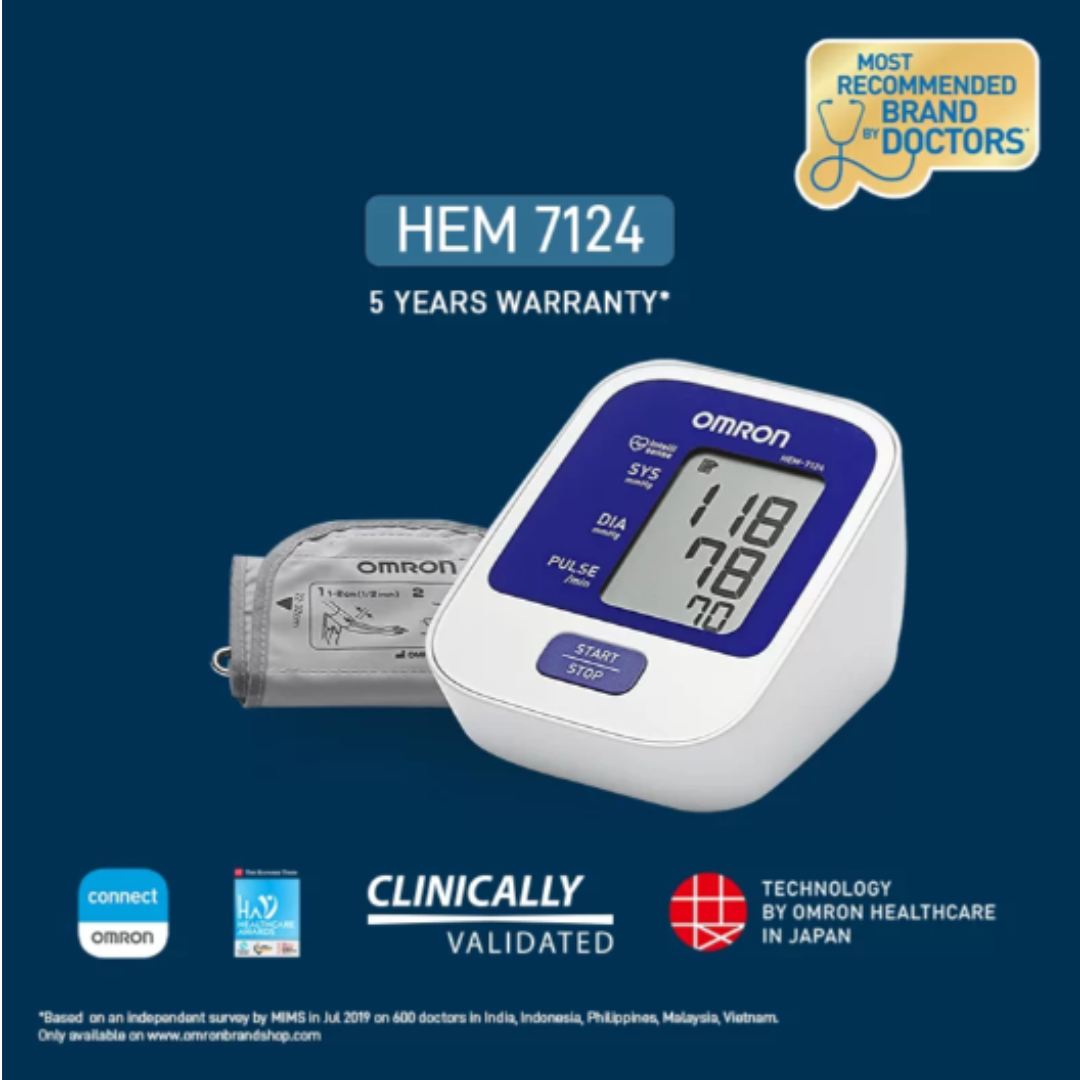 Omron 7124 bp monitor (1)