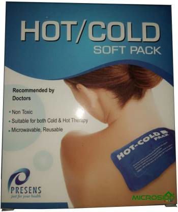 Presens reusable hot and cold gel pack microwaveable for pain relief