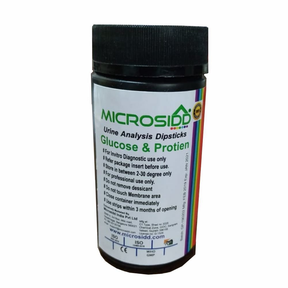 Urine Glucose Proteins test Strips