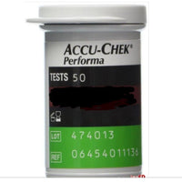 accu-chek performa glucometer strips 50 pack