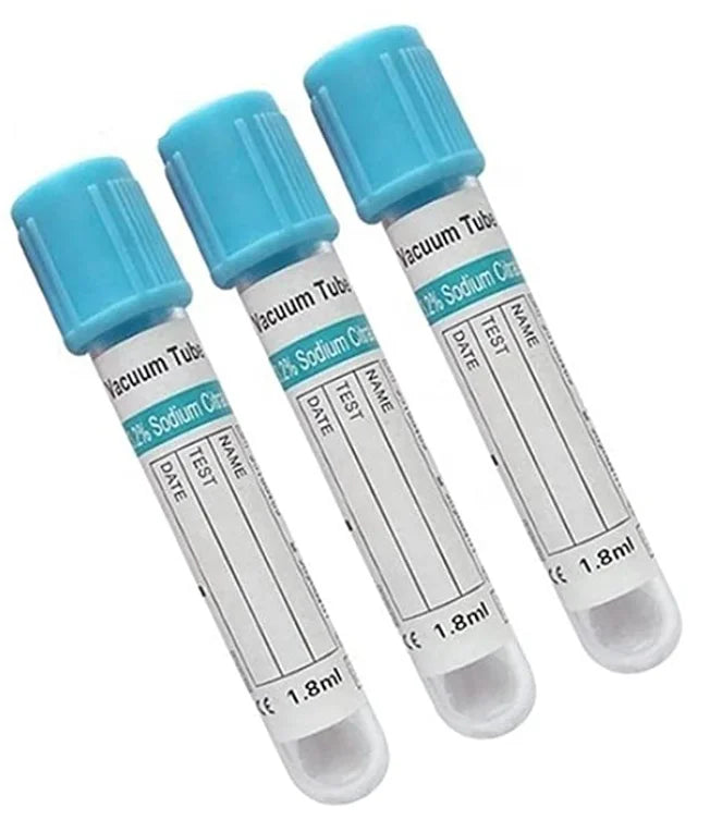 sodium citrate blood collection tubes